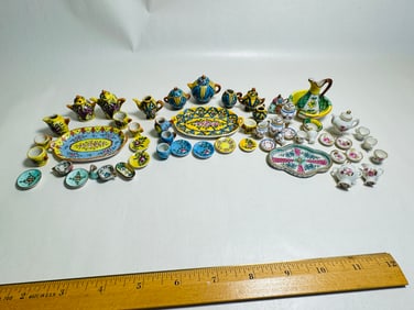 Vintage Dollhouse Miniature Handpainted Limoges