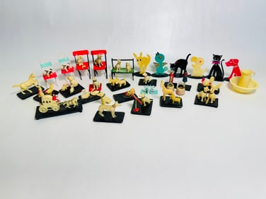 Vintage Dollhouse Miniature Japan Japanese Celluloid Penny Toys