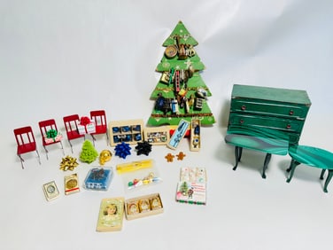 Vintage Lot of Holiday Christmas Xmas Minitatures Smalls