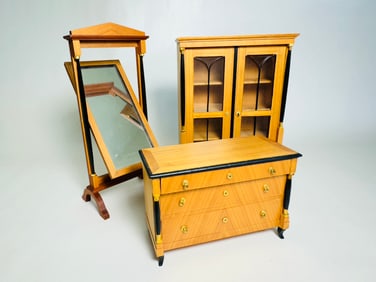Vintage Handmade Dollhouse Furniture Set