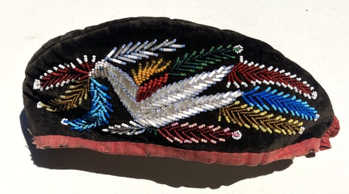 Native American Indian Iroquois Mohawk Wabanaki Glengarry Hat Cap