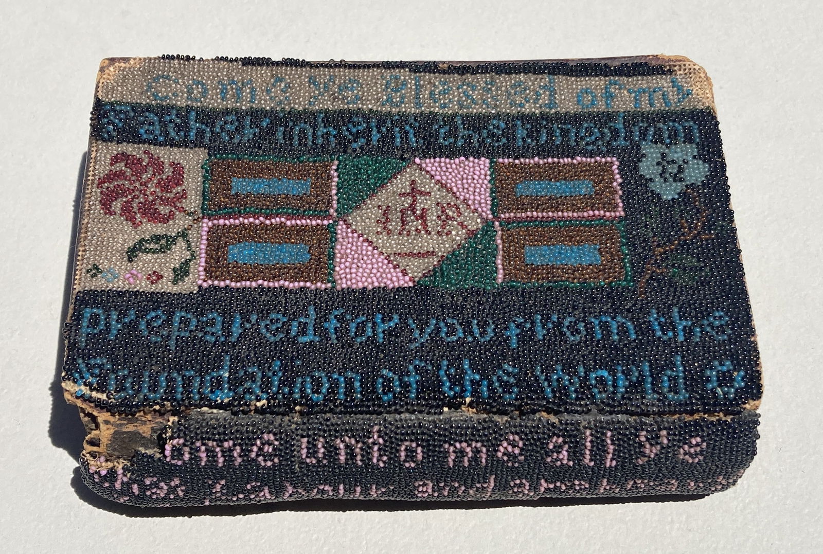 1845 English Beaded Holy Bible Old & New Testament (1 of 11)