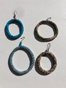 Lot of WW1 Turkish Prisoner Beaded Ring Souvenirs