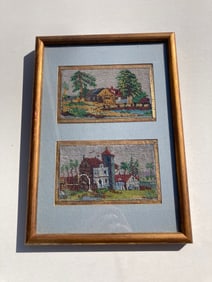 Lot of Victorian Era English Beaded Notebook Covers