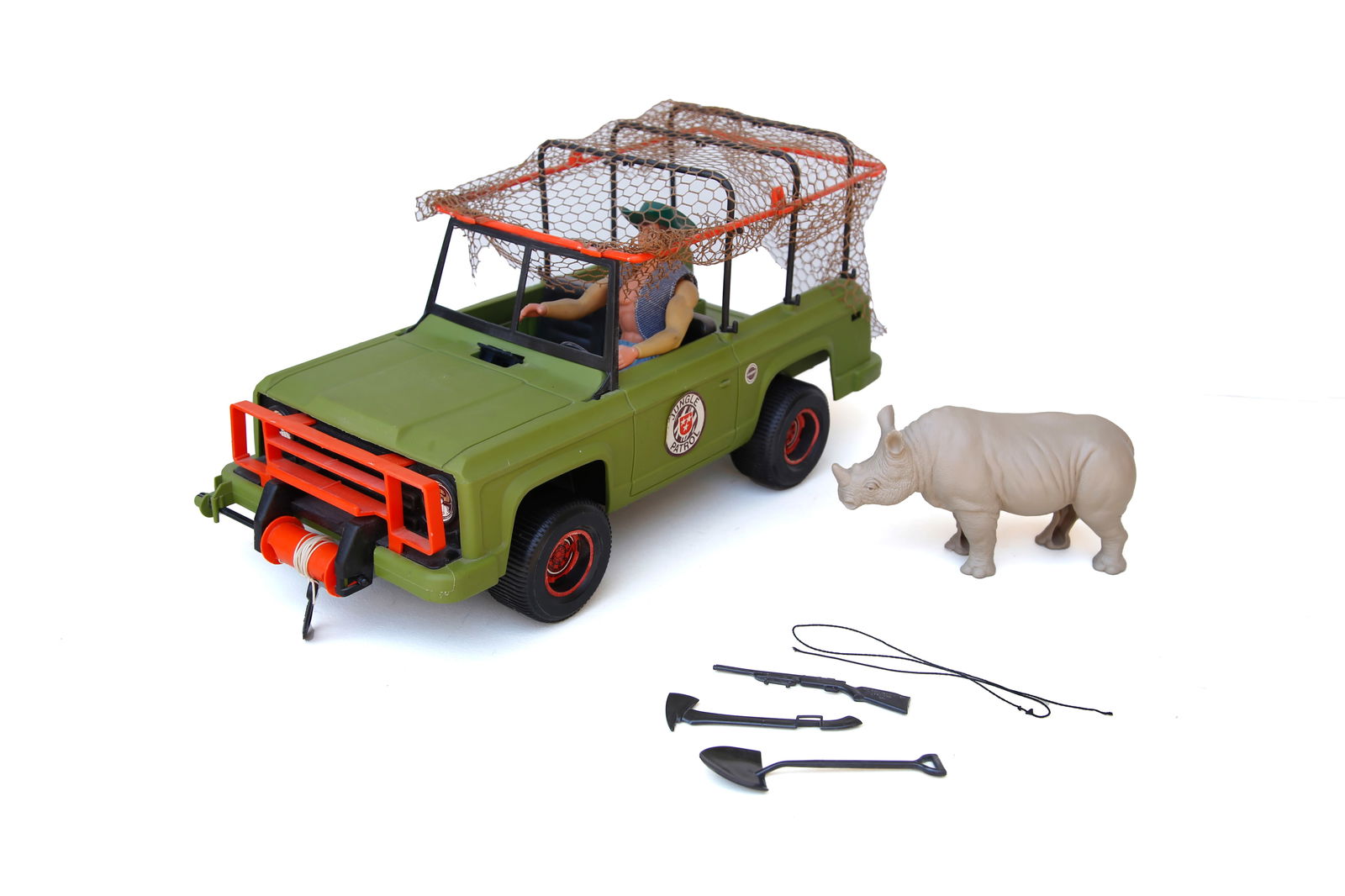 Mattel Big Jim Safari Jungle Patrol Jeep Playset