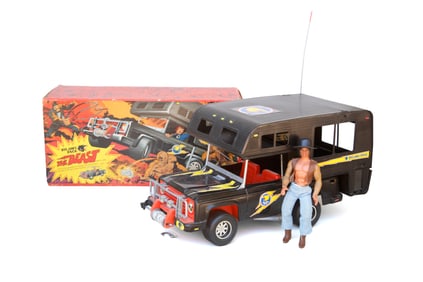 Mattel Big Jim The Beast Pack Camper Truck Playset