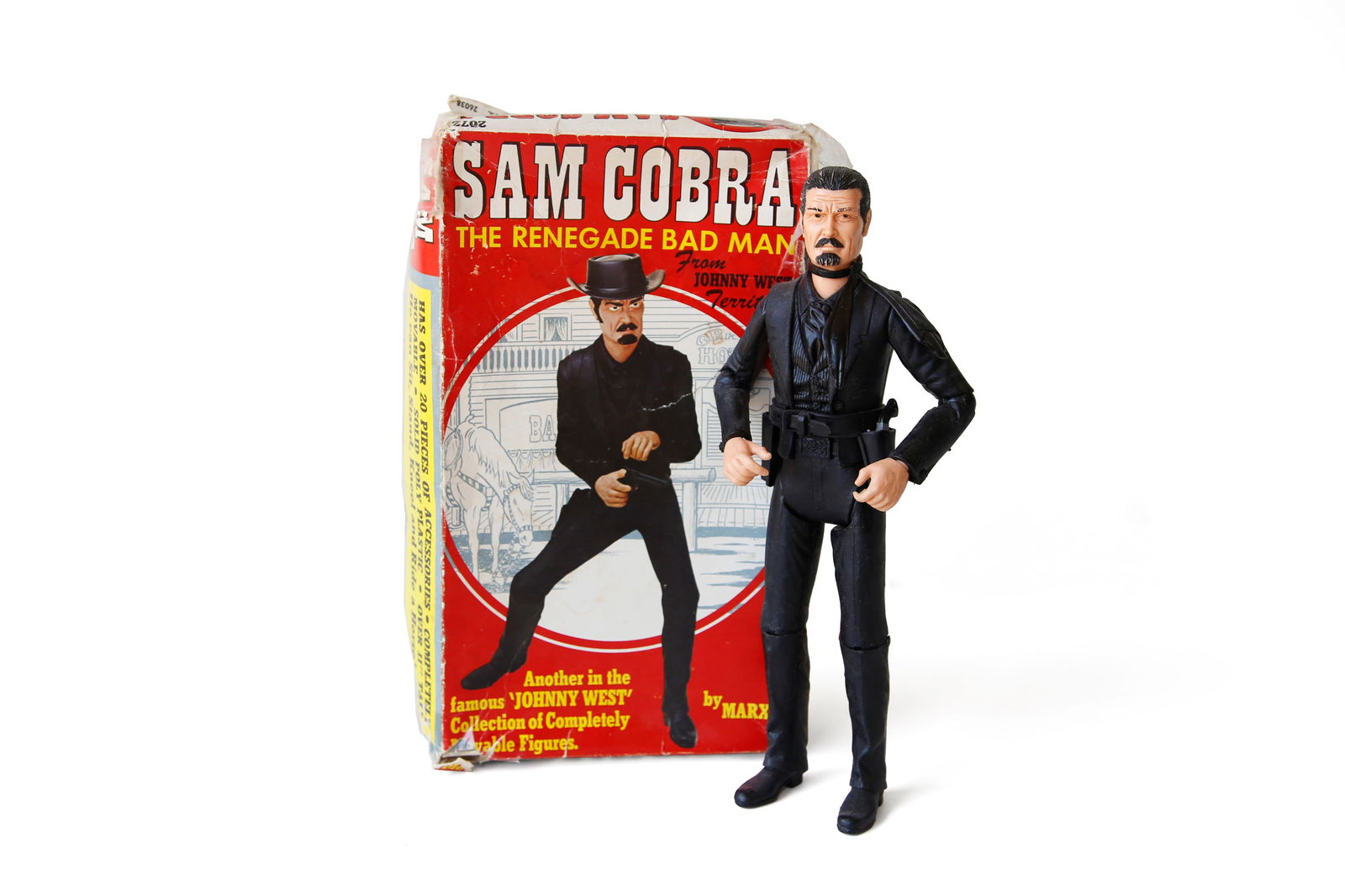 Marx Johnny West Sam Cobra Action Figure: Very nice action figures as shown