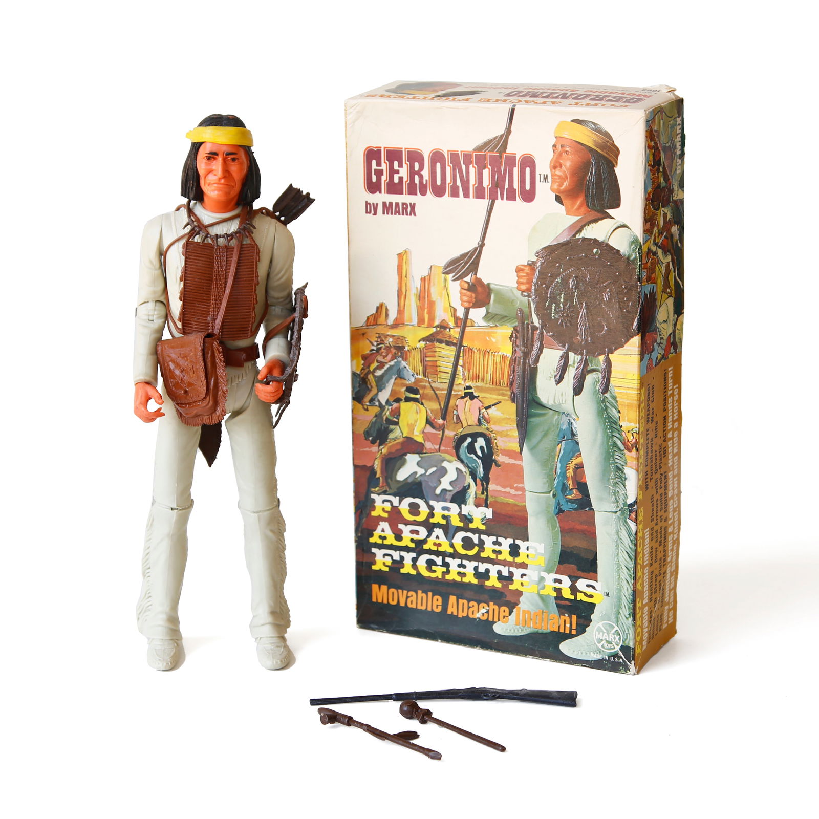 Marx Johnny West Geronimo Action Figure (1 of 12)