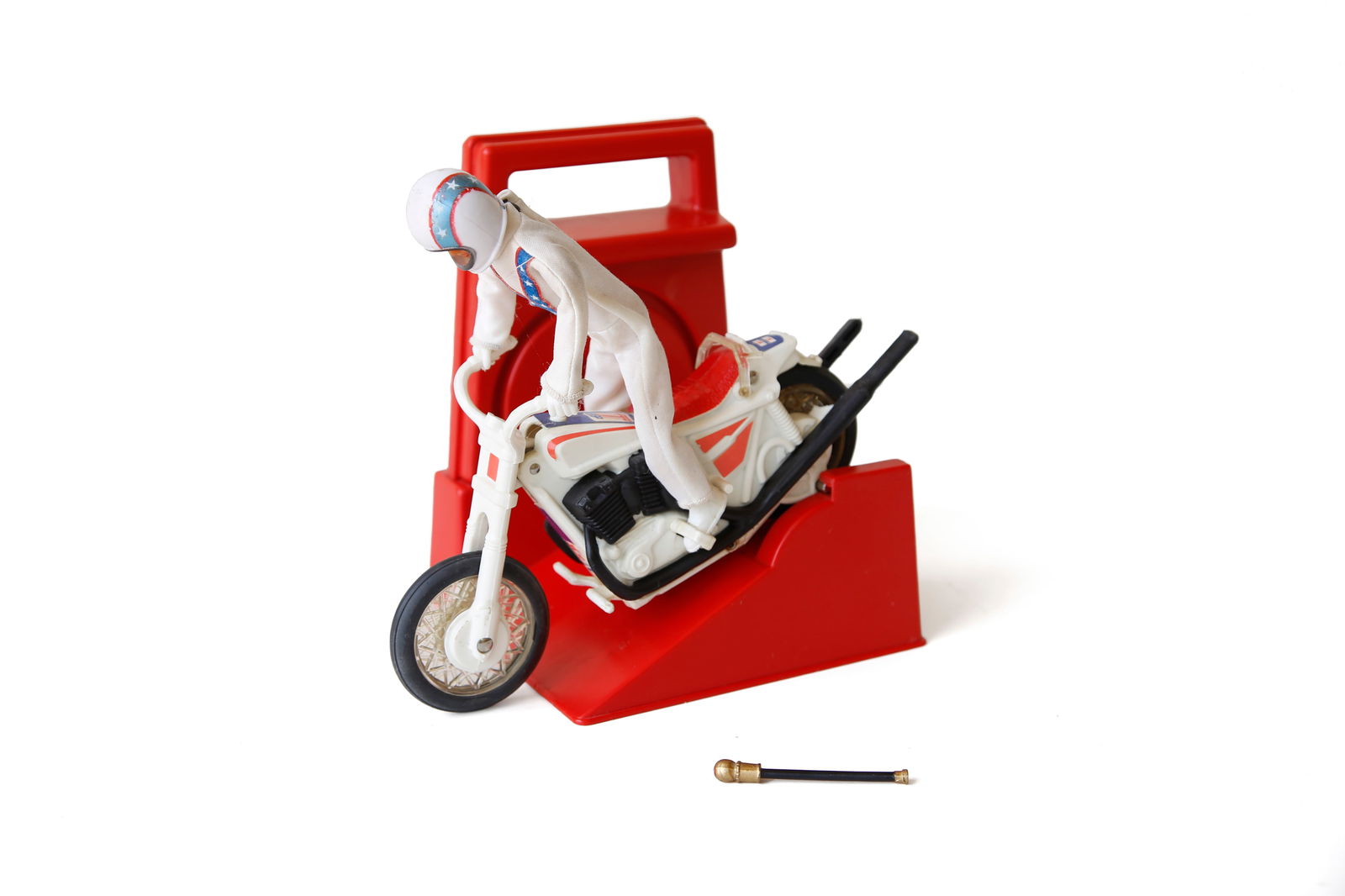 Ideal Evel Knievel Stunt Cycle Motorcycle Action Figure Playset (1 of 13)