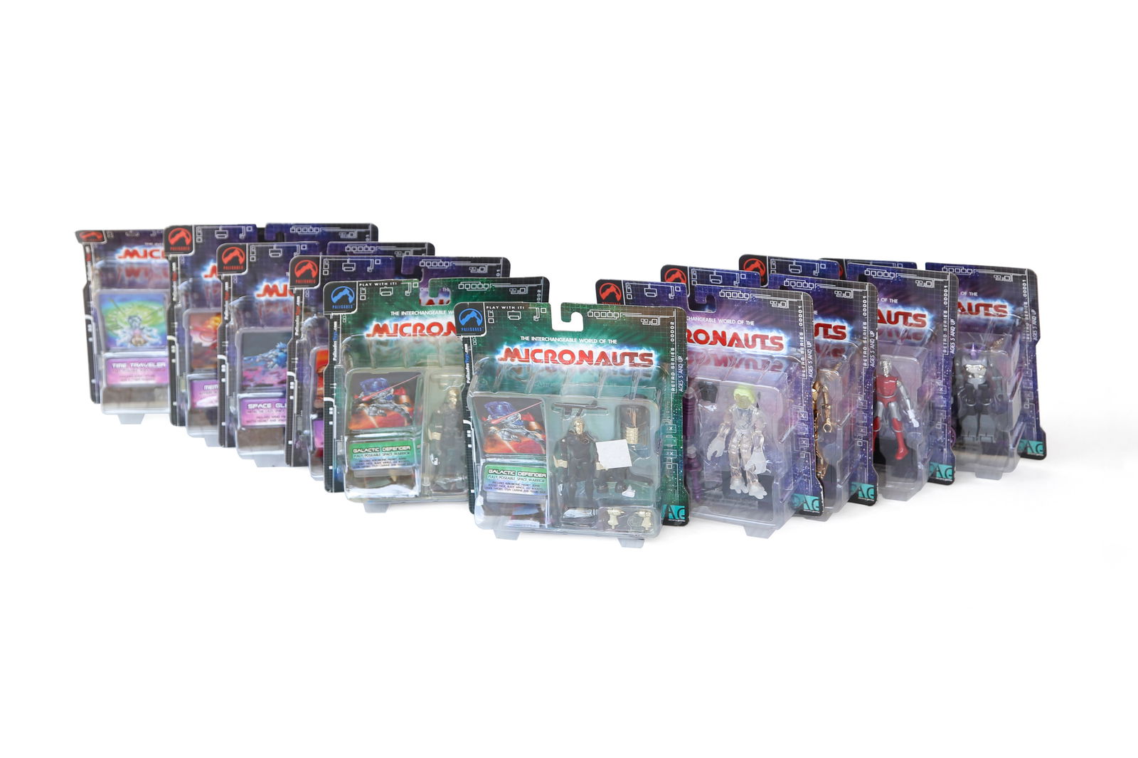 Lot of Micronauts By Palisades Action Figures: Great lot as shown