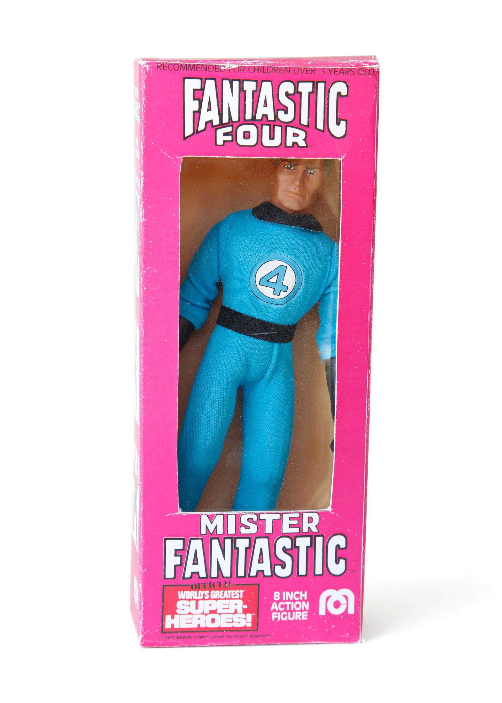Mego Mister Fantastic Marvel Superhero Action Figure w/ Repro Box (1 of 11)