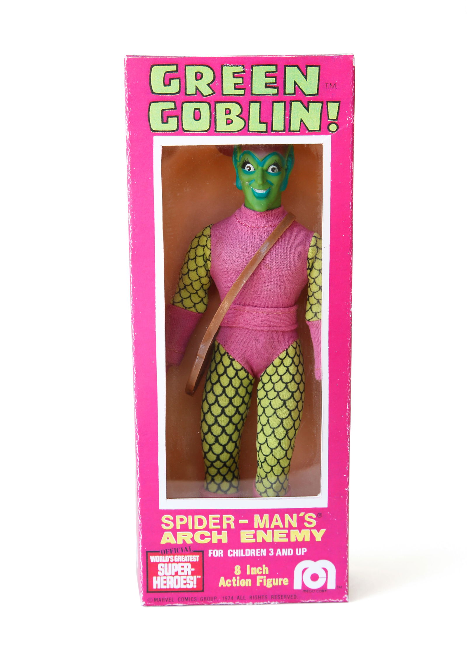 Mego The Green Goblin Marvel Superhero Action Figure w/ Repro Box (1 of 9)
