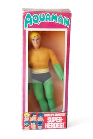 Mego Aquaman DC Superhero Action Figure w/ Repro Box