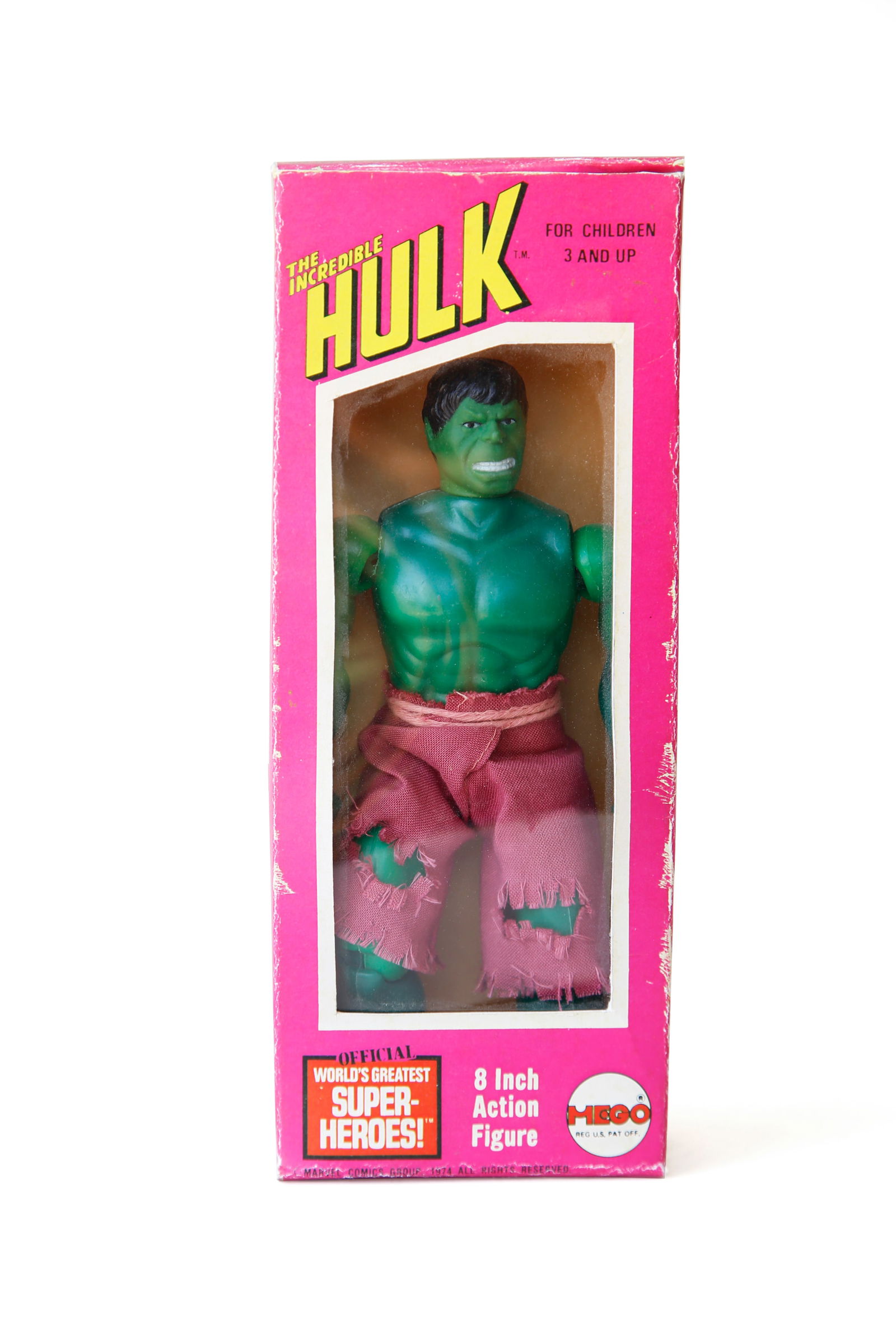 Mego The Incredible Hulk Marvel Superhero Action Figure w/ Repro Box (1 of 11)