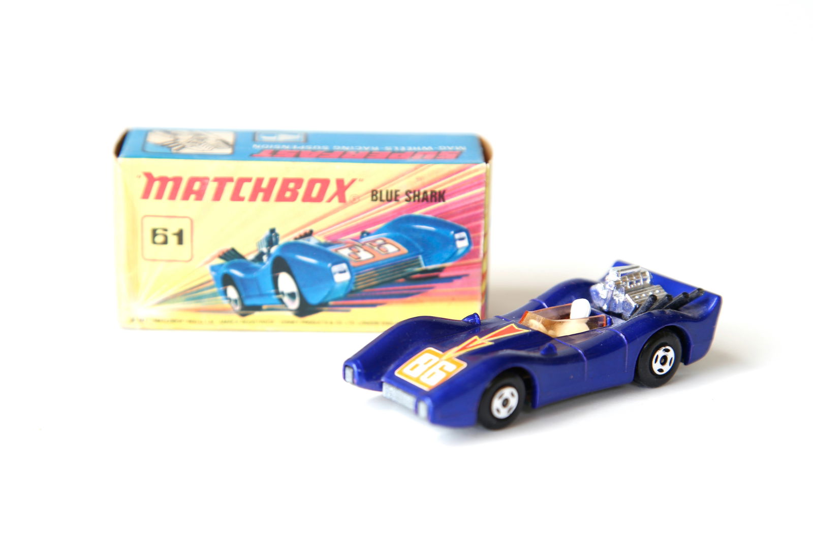 1971 Matchbox Superfast No. 61 Blue Shark (1 of 6)