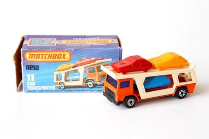 1976 Matchbox Superfast No. 11 Car Transporter Toy Car