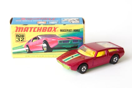 1972 Matchbox Superfast No. 32 Maserati Bora Toy Car