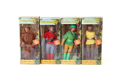 4 Piece Robin Hood and His Merry Men Action Figure Set