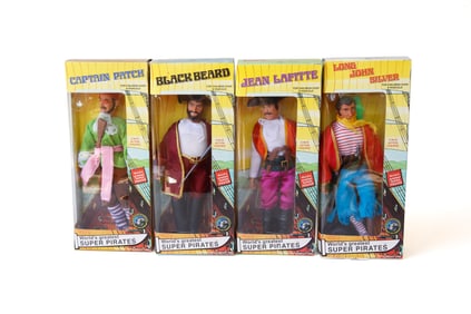 4 Piece World's Greatest Super Pirates Action Figure Set