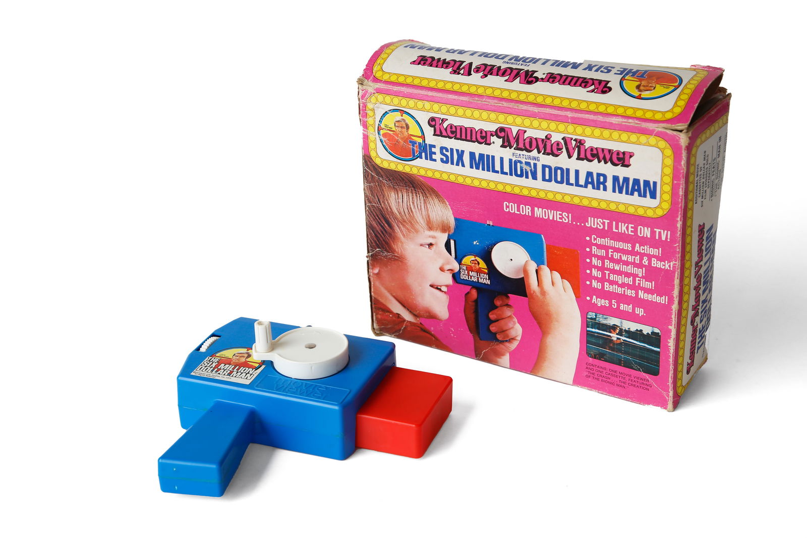 Six Million Dollar Man Kenner Movie Viewer w/ Original Box (1 of 7)