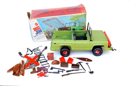 Mattel Big Jim Jungle Truck #2 w/ Accessories