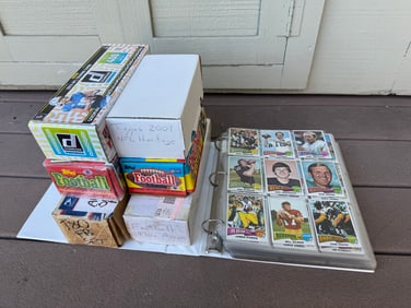 Large Lot of NFL Football Trading Cards