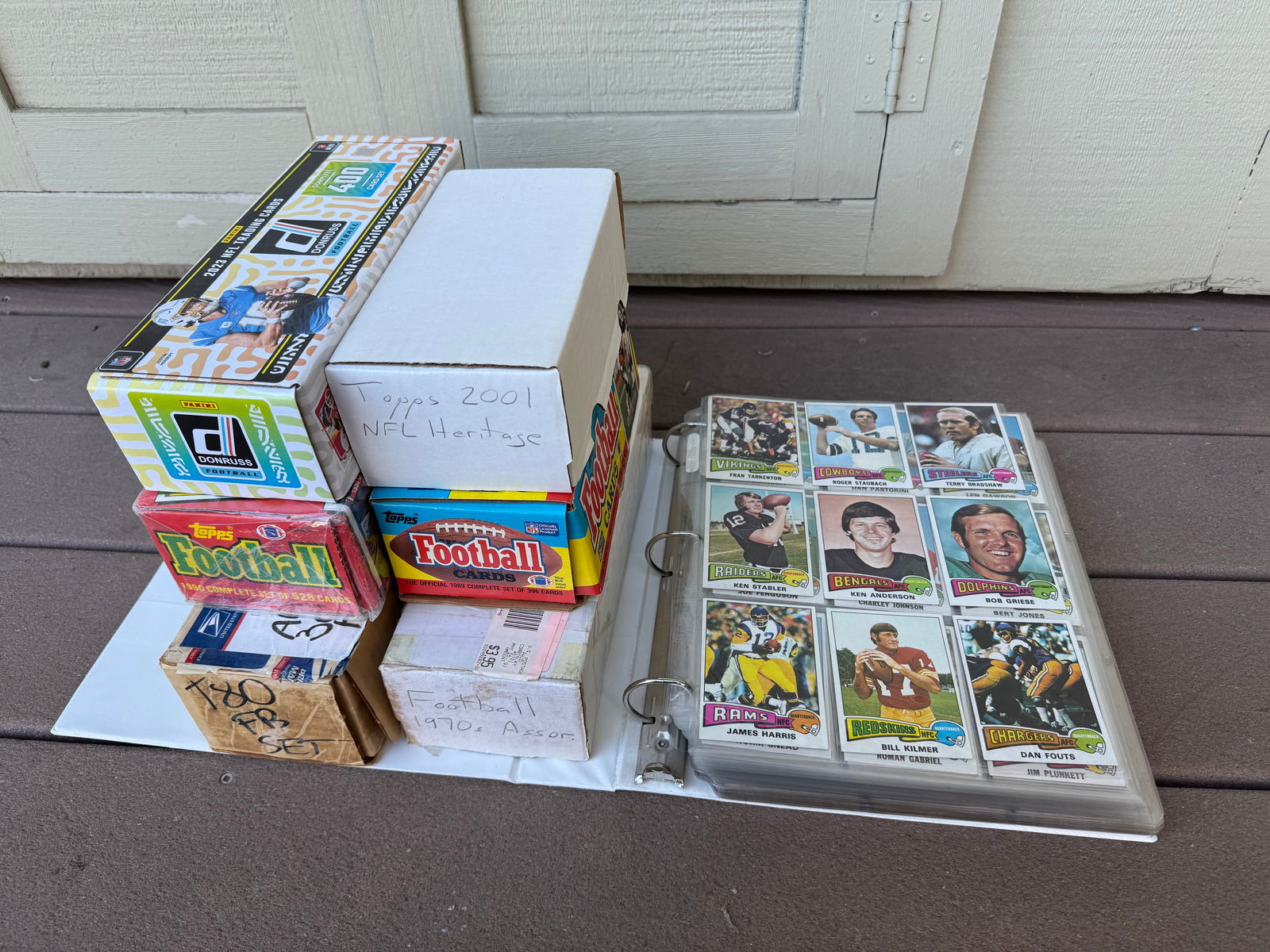 Large Lot of NFL Football Trading Cards (1 of 13)