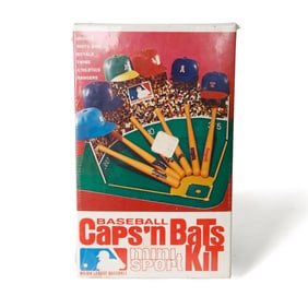 Sealed MLB Caps n' Bats Baseball Mini Sports Kit