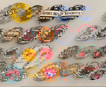 Lot of 22 Antique Vintage Advertising Pinbacks Buttons