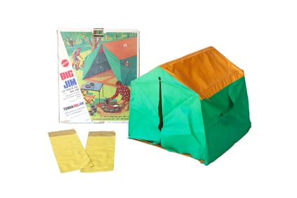 Big Jim Campin' Tent Accessory Play Kit by Mattel w/ Original Box