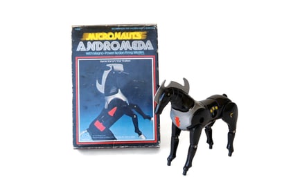 Micronauts Andromeda Horse Toy Figure w/ Original Box