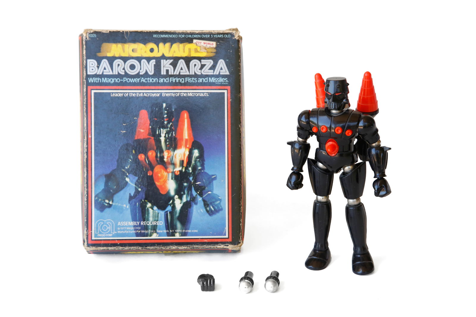 Micronauts Baron Karza Toy Figure w/ Original Box #2 (1 of 13)
