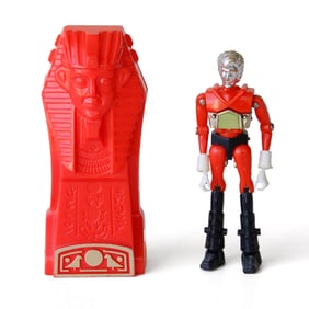 1977 Micronauts Red Pharoid Figure