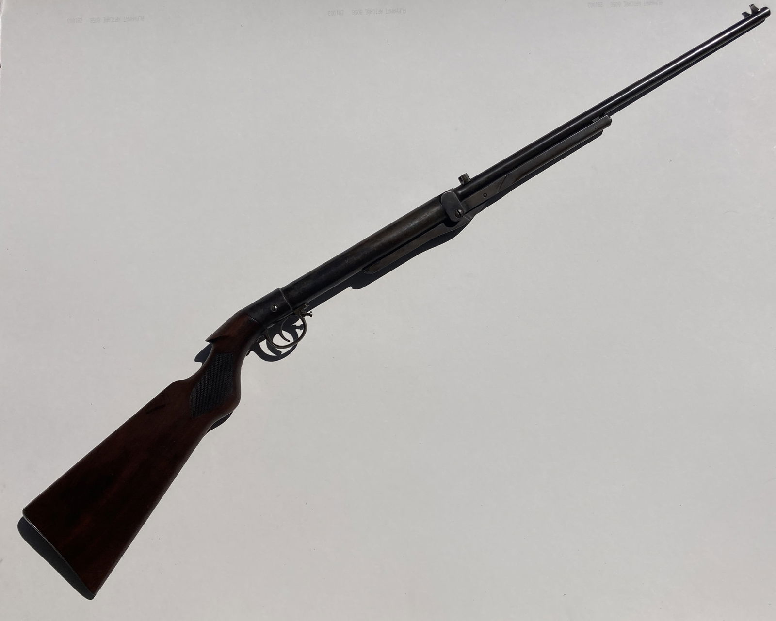 Vintage Haenel Model IV Air Rifle: Great vintage piece showing some use.