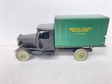 Vintage Metalcraft Pressed Steel Delivery Truck