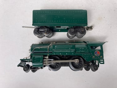 Vintage Lionel O Scale Engine & Tender Train