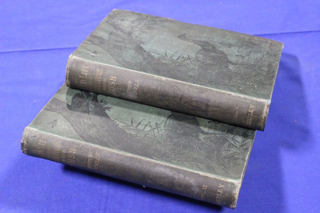 Wildlife AND Adventure In The Austrailian Bush, Vol. 1 and 2. Nicols, Arthur, London, 1887.  Richard (1 of 5)