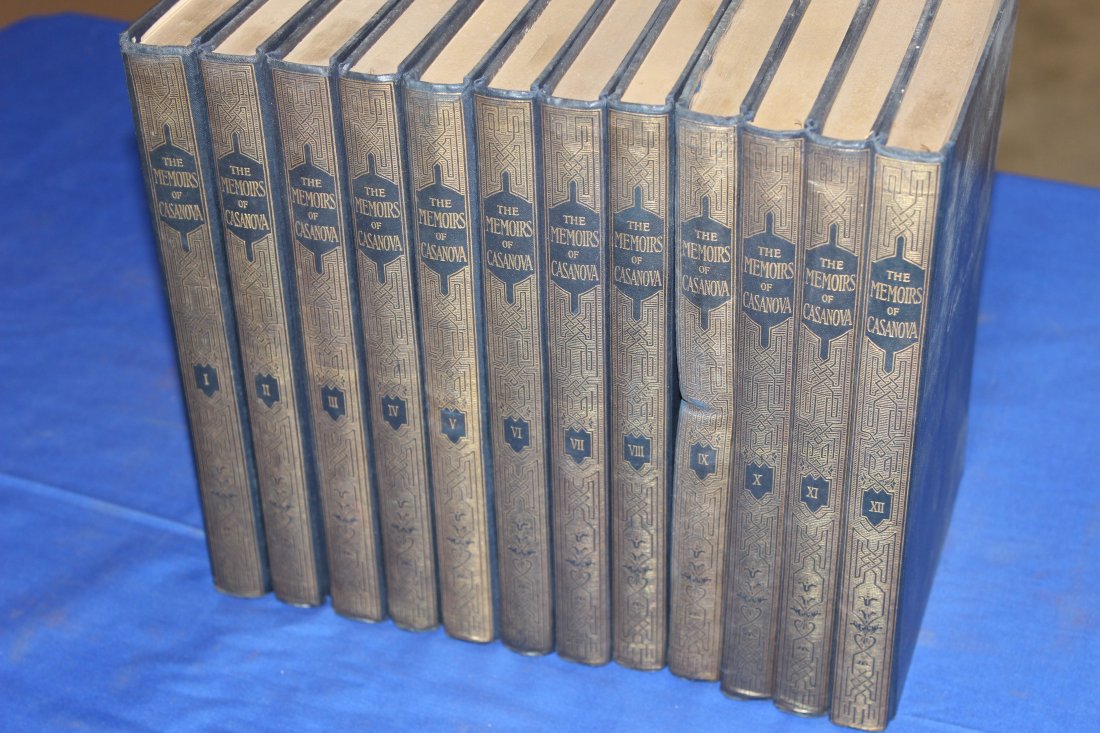 The Memoirs of Casanova, Full set of 12.  Casanova, Jacques.  London and New York, 1928.  The Veneti (1 of 5)