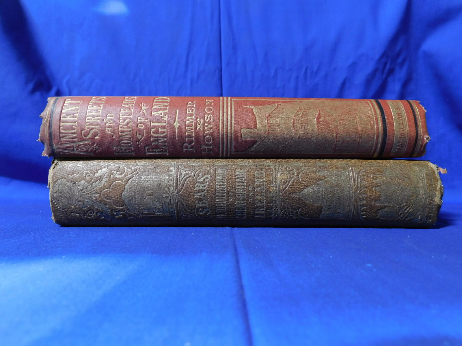 Lot of 2 Books on Maps of England, Sears Pictorial Description 1855, Ancient Streets and Homesteads (1 of 5)