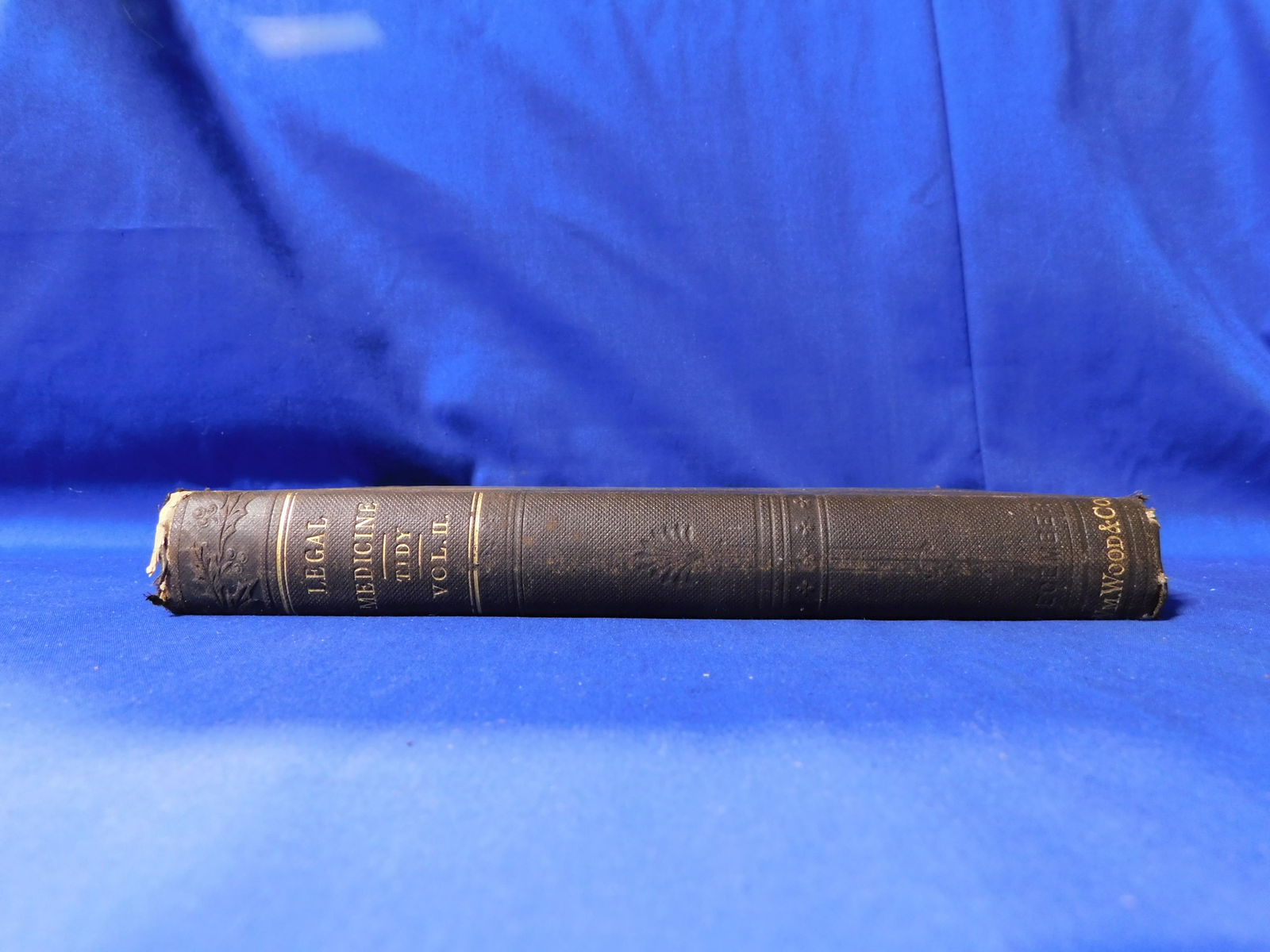 Legal Medicine, Vol. 2, Tidy, Charles Meymott; New York, 1882.  William Wood and Co. (1 of 4)