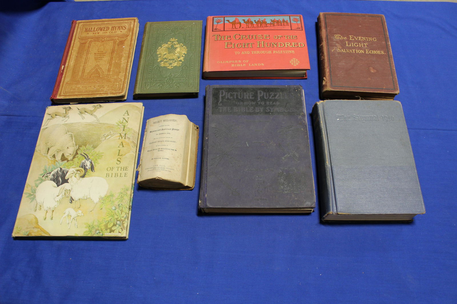 8 Books, Hymnals and Bible Animals (1 of 8)