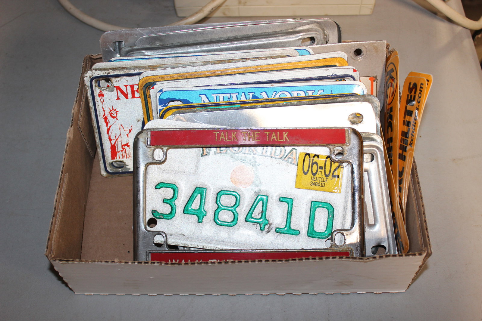 MOTORCYCLE LICENSE PLATES (1 of 2)