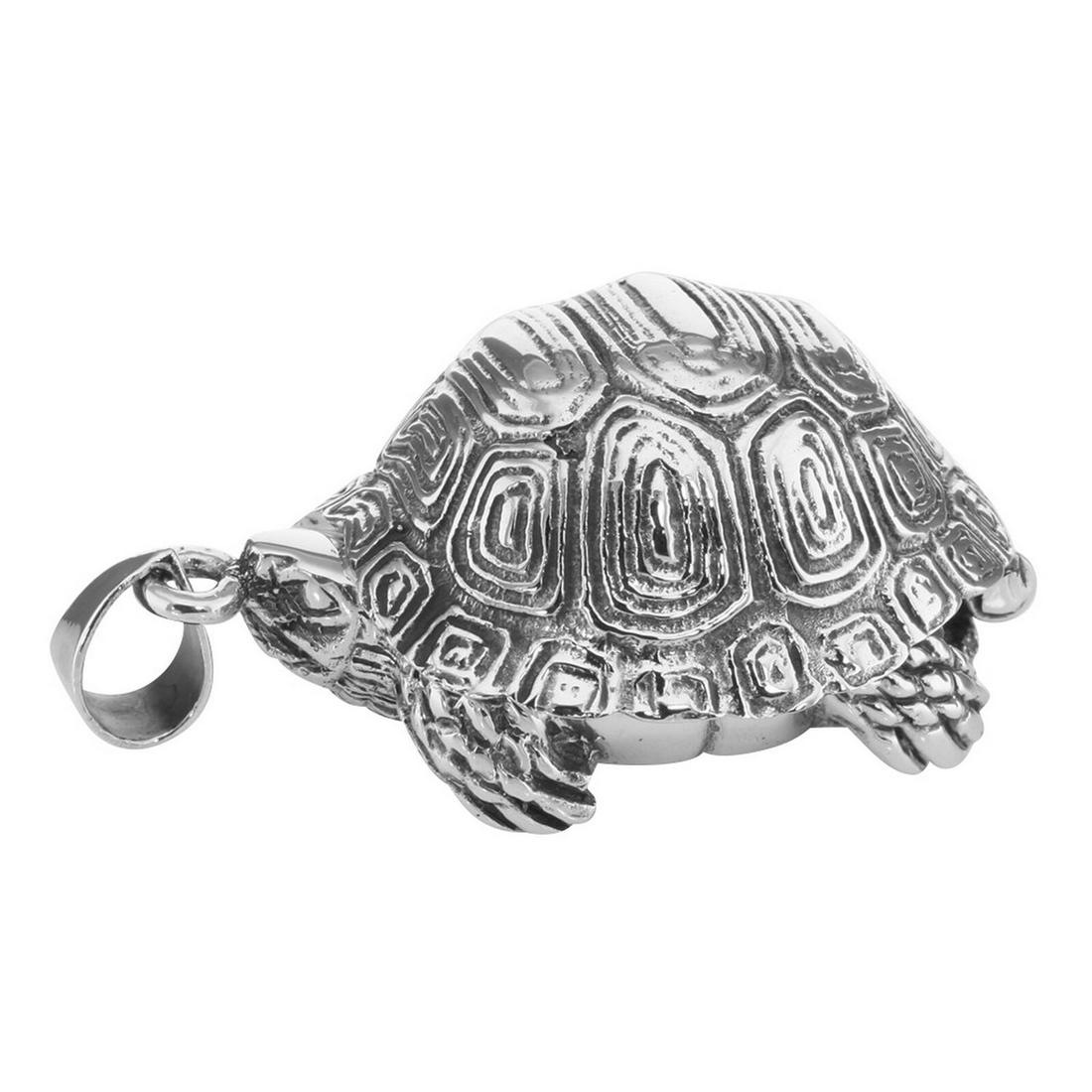 Exceptional Sterling Silver Turtle Coulomb Case Box (1 of 4)