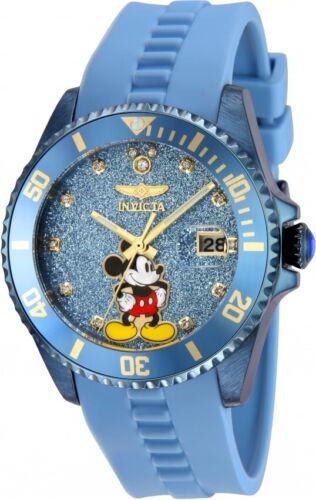 Invicta Disney Watch Silicone Mouse Design Rare Jewelry: This is a women's wristwatch with a beautiful and famous design of Mickey Mouse in a limited edition Disney collection by Invicta. The case measures 1.50" x 0.43" (inches) and the bracelet measures 0.