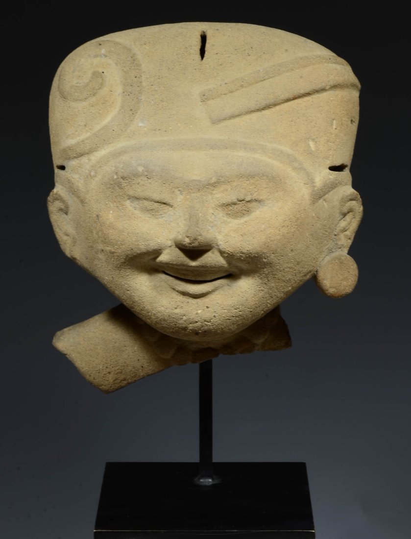 Pre Columbian Vera Cruz Smiling Figure Pottery Sonriente (1 of 5)