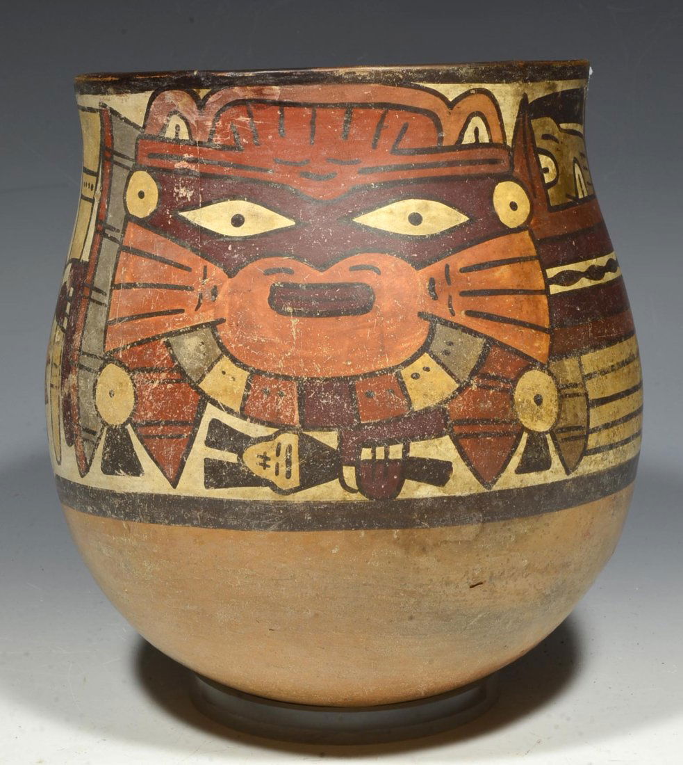 Nazca Polychrome Pottery Flared Kero (1 of 7)