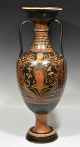 Ancient South Italian Magna Graecia Apulia Red-Figured Amphora