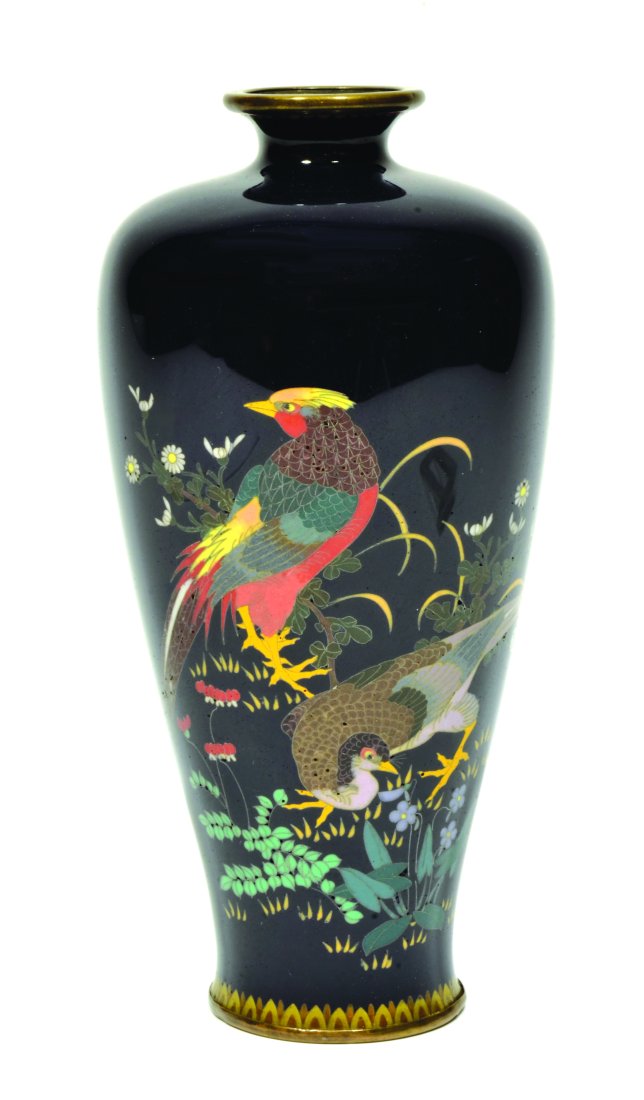 Early 20th Century Japanese Gold Wire Cloisonne Vase (1 of 7)