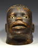 Genuine African Makonde Carved Wood Helmet Mask