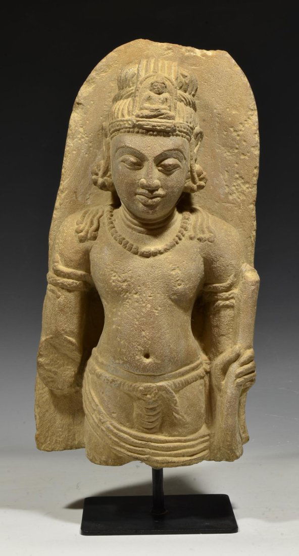 India Sandstone Bust of Vishnu (1 of 7)